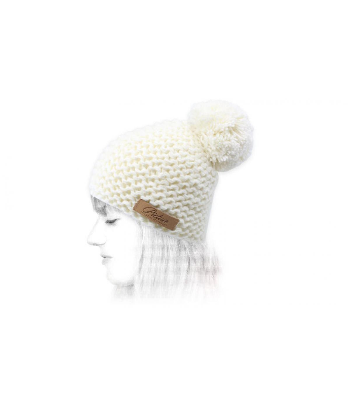 gorro pompóm blanco Picture Coco Mayo Beanie white gorro pompóm blanco Picture Coco Mayo Beanie white